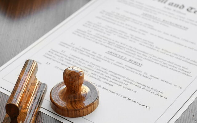 eine deutsche Bestellungsurkunde