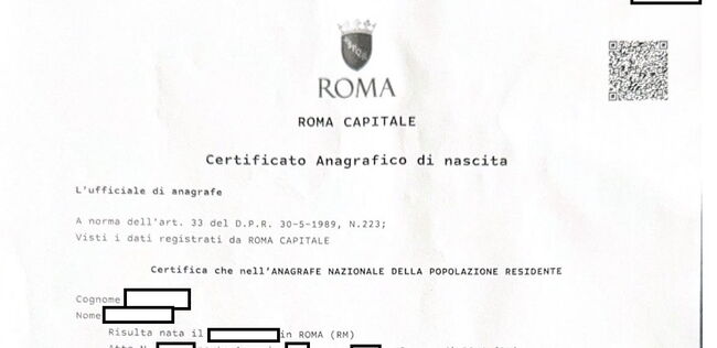 Beglaubigte Übersetzungen italienische Geburtsurkunde